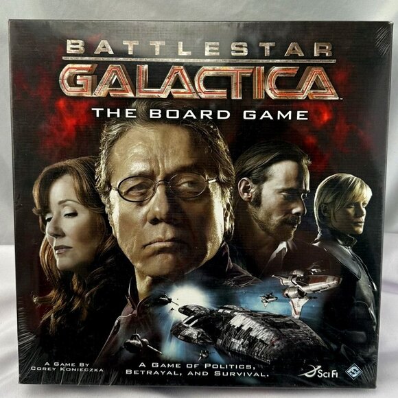 Rare Battlestar Galactica The Board Game (OUT OF PRINT) by Fantasy Flight Games - Picture 1 of 5
